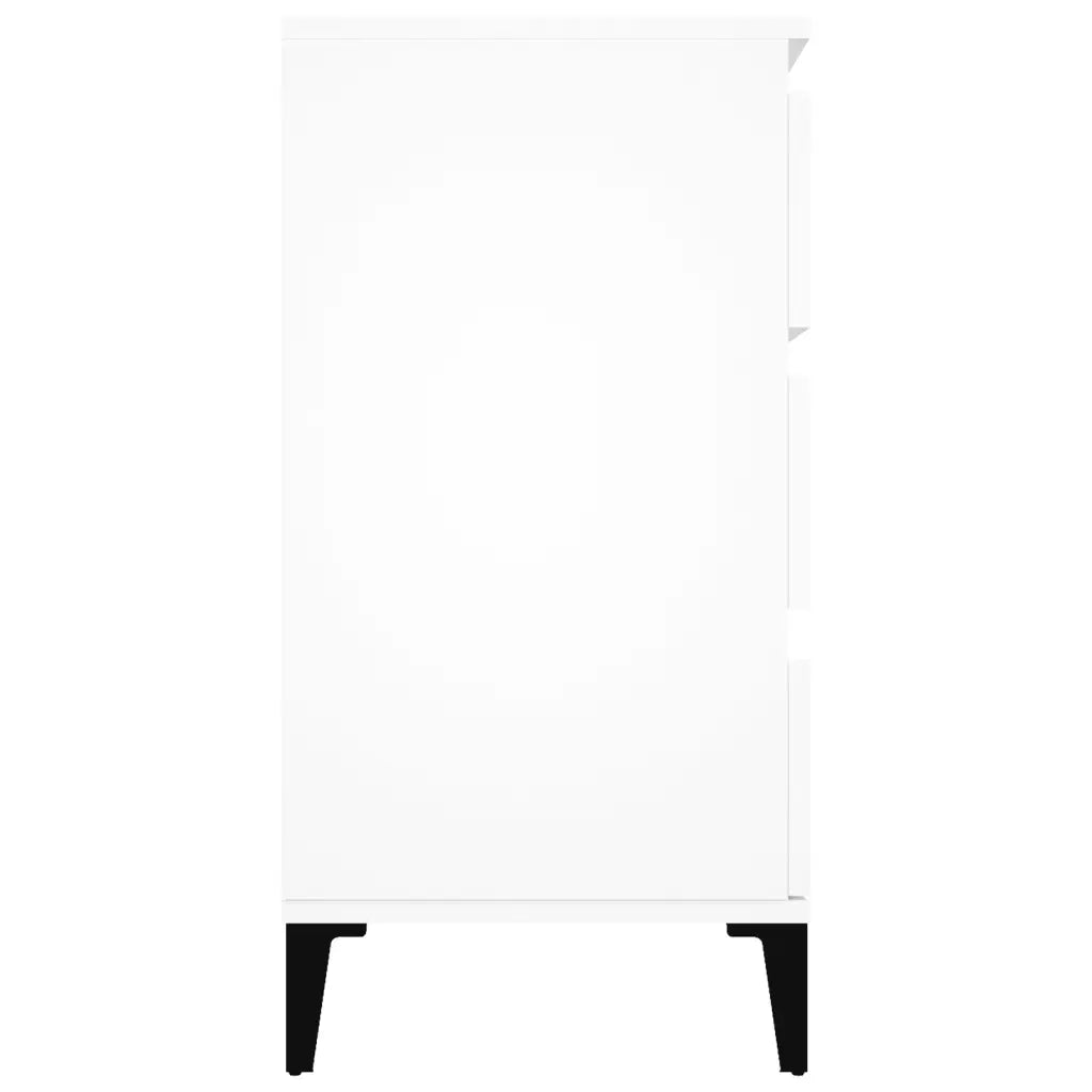 Credenza-Buffet-Armadio da cucina Bianca 60x35x70 cm in Legno Multistrato 498648