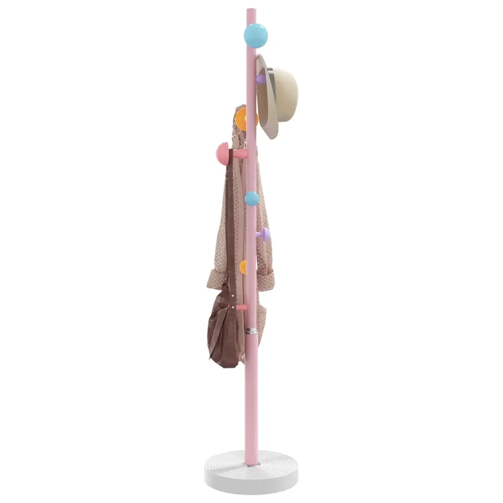 Appendiabiti Rosa 172 cm in Ferro Verniciato a Polvere CFW1548760