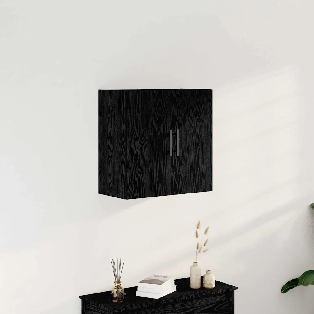 Armadietto a muro Rovere Nero 60 x 31,5 x 60 cm 862949