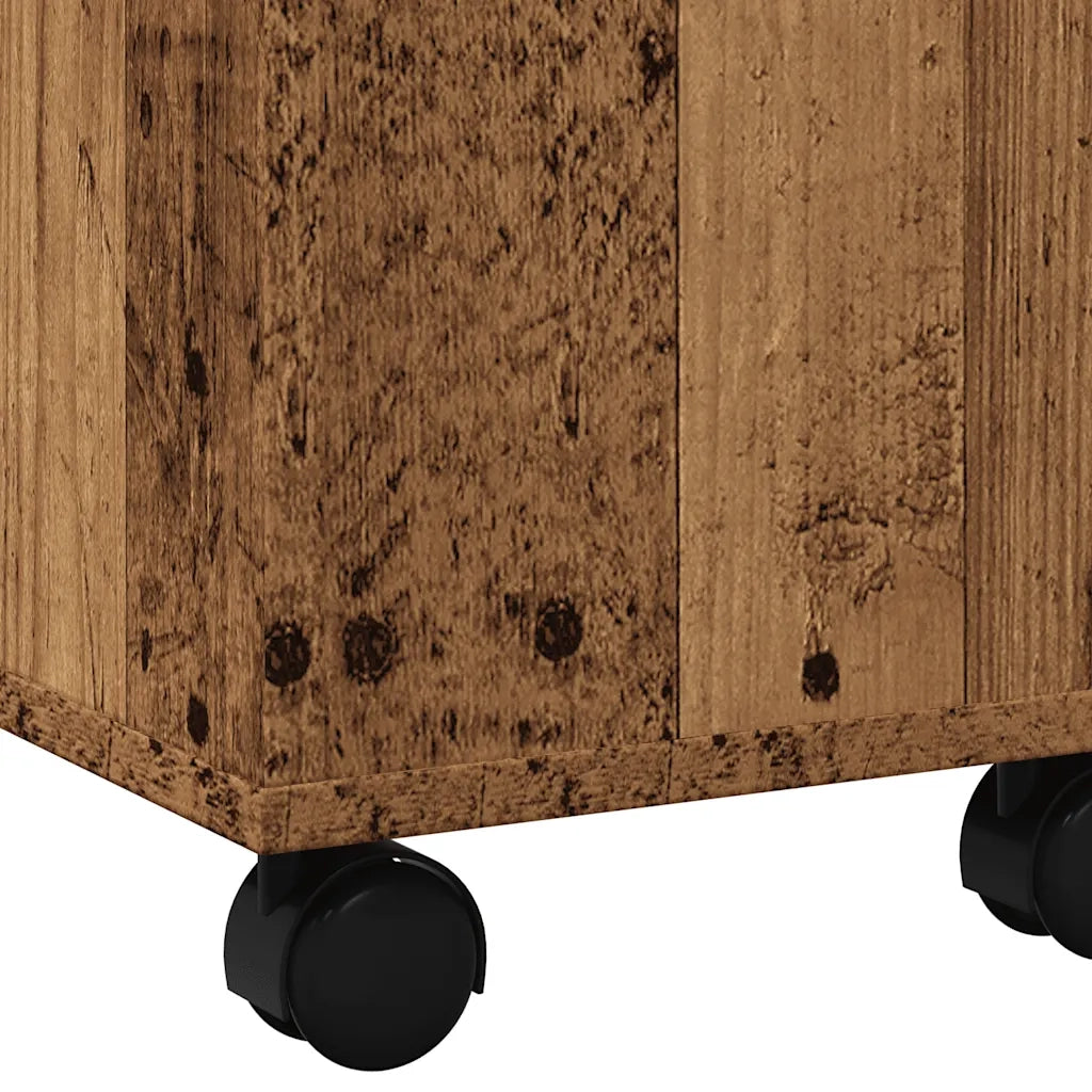 Tavolino da Salotto Legno Antico 60x60x38 cm Legno Multistrato