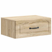 Mobiletto da notte a muro Rovere Sonoma 49 x 34,5 x 20 cm 899299