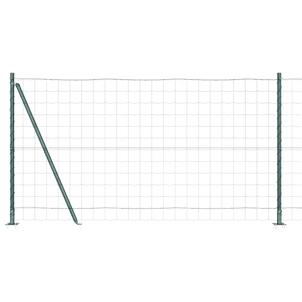 Recinzione con Posto Verde 1,2 x 10 m Acciaio 3350837