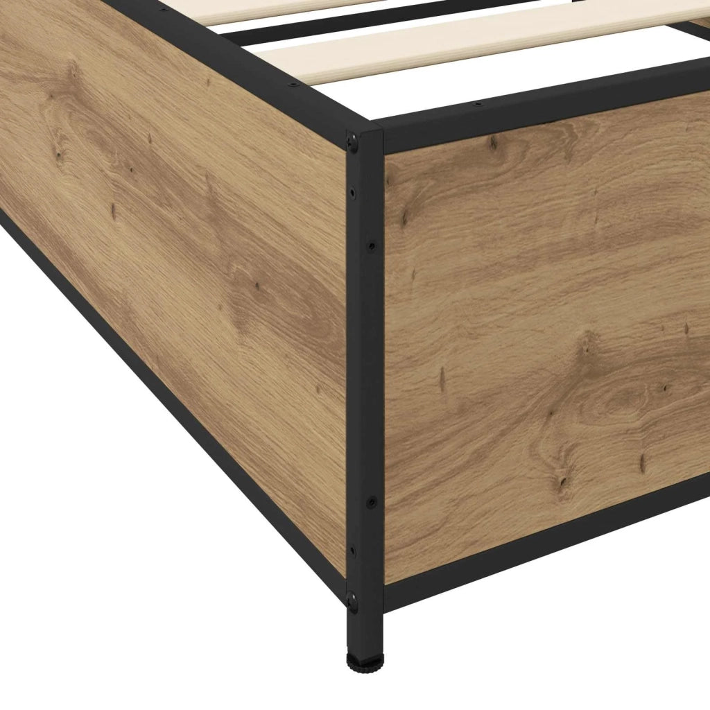 Struttura del letto Rovere Artigianale 80 x 200 cm
