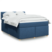 Giroletto a Molle con Materasso Blu 140x200 cm in Tessuto 3286716