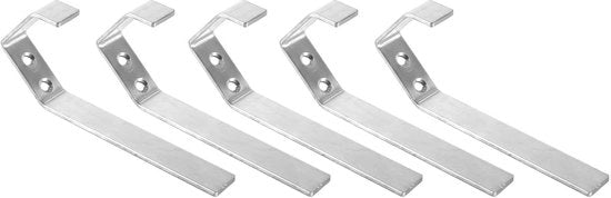 Maniglione per giacche e cappelli - 24,4 x 16,7 x 5,5 cm - Multifunzionale - Ideale per cucina e bagno