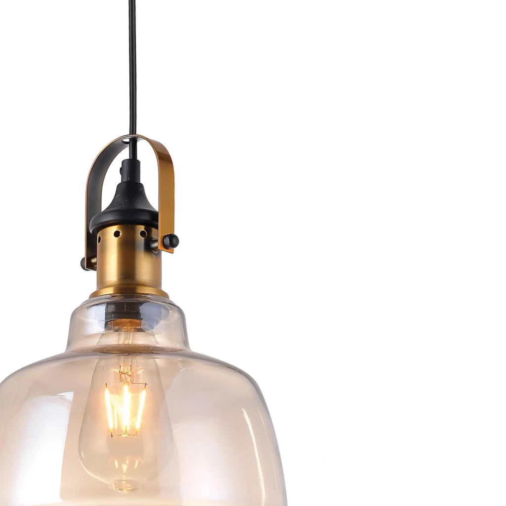 LÚZETE - LAMPADA DA SOFFITTO A 3 LUCI FEBBRAIO CRISTALLO CHAMPAGNE BASE CIRCOLARE