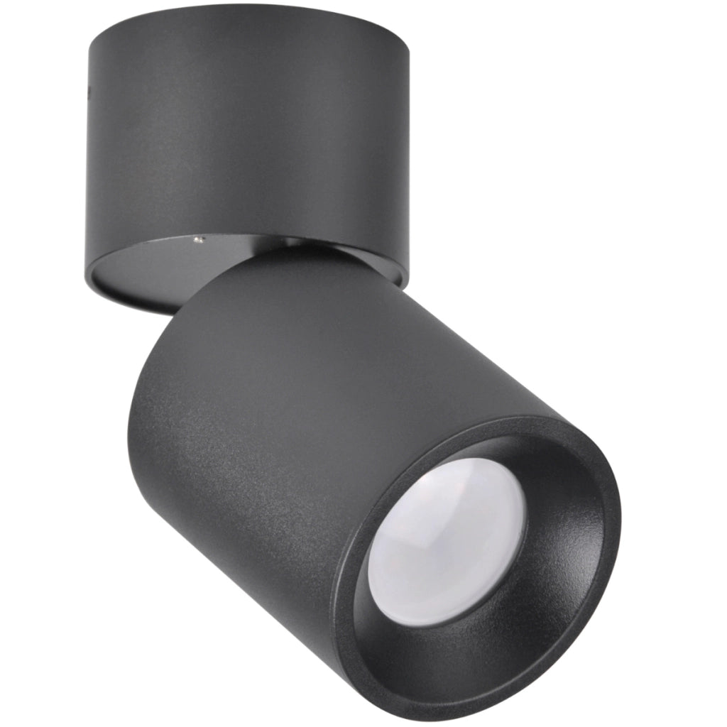 Faretto a soffitto orientabile GU10 nero Polux Nixa