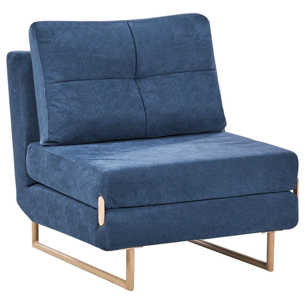Divano letto singolo per 1 persona Pieghevole blu pieghevole camera ospiti