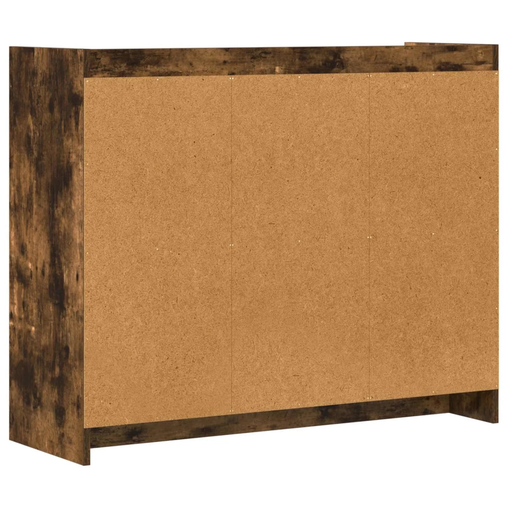 Credenza Rovere Fumo 98,5 x 33 x 80 cm Legno ingegnerizzato 8011127