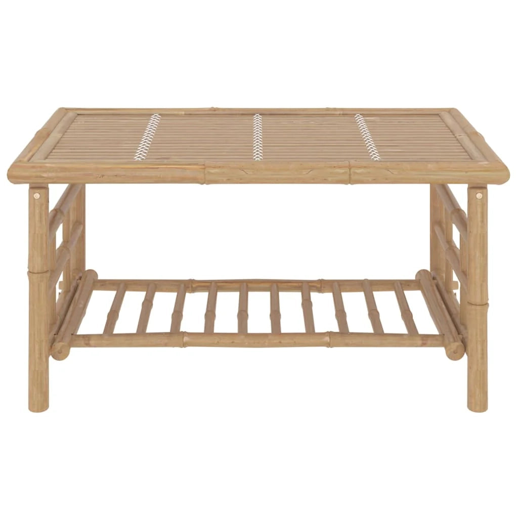 Set di mobili da giardino mobili da esterno set da 2 pezzi con cuscini in bambù grigio scuro 02_0015890