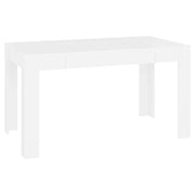Tavolo da Pranzo | Tavolo da cucina Bianco 140x74,5x76 cm in Legno Multistrato