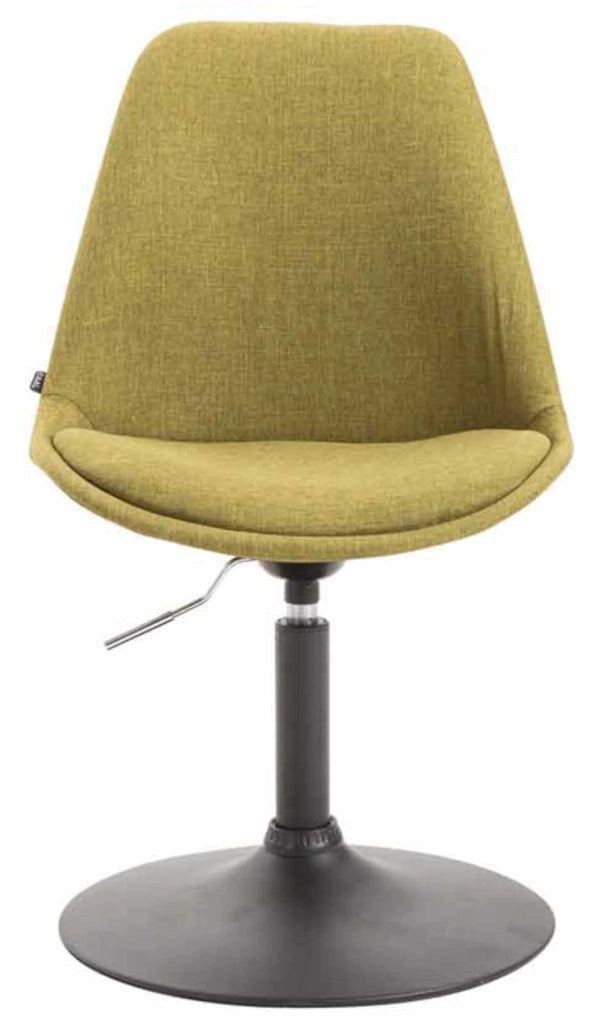 Set di 4 sedie da pranzo in tessuto Maverick verde,nero