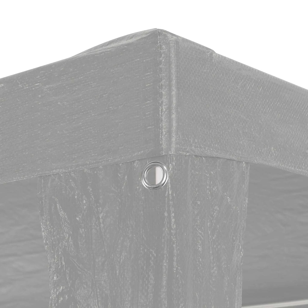 Tenda Party Grigio chiaro 300 x 300 x 255 cm PE e Acciaio