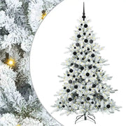 Albero di Natale | Decorazioni natalizie Artificiale con Rami Pieghevoli Bianco 180 cm