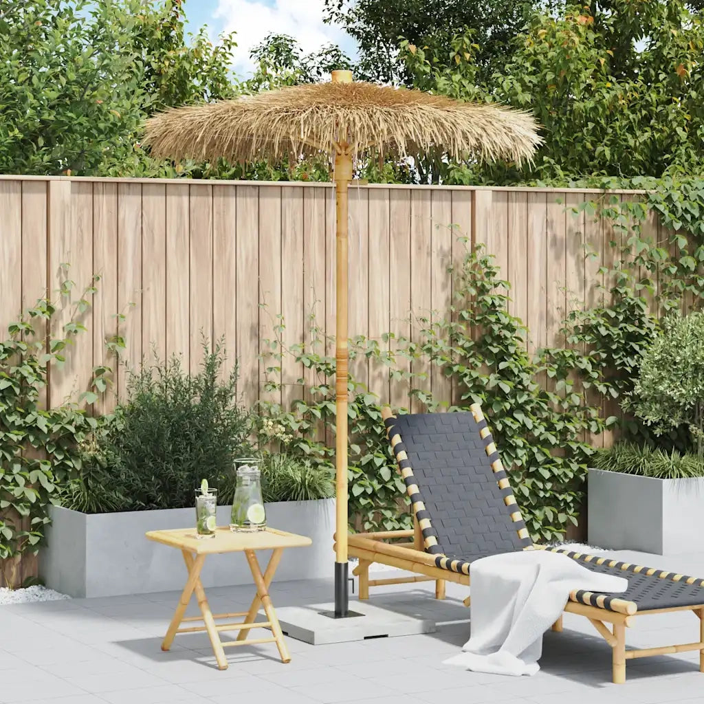 Ombrello Tiki con Baldacchino a Foglia di Banana 150 cm BambÃ¹