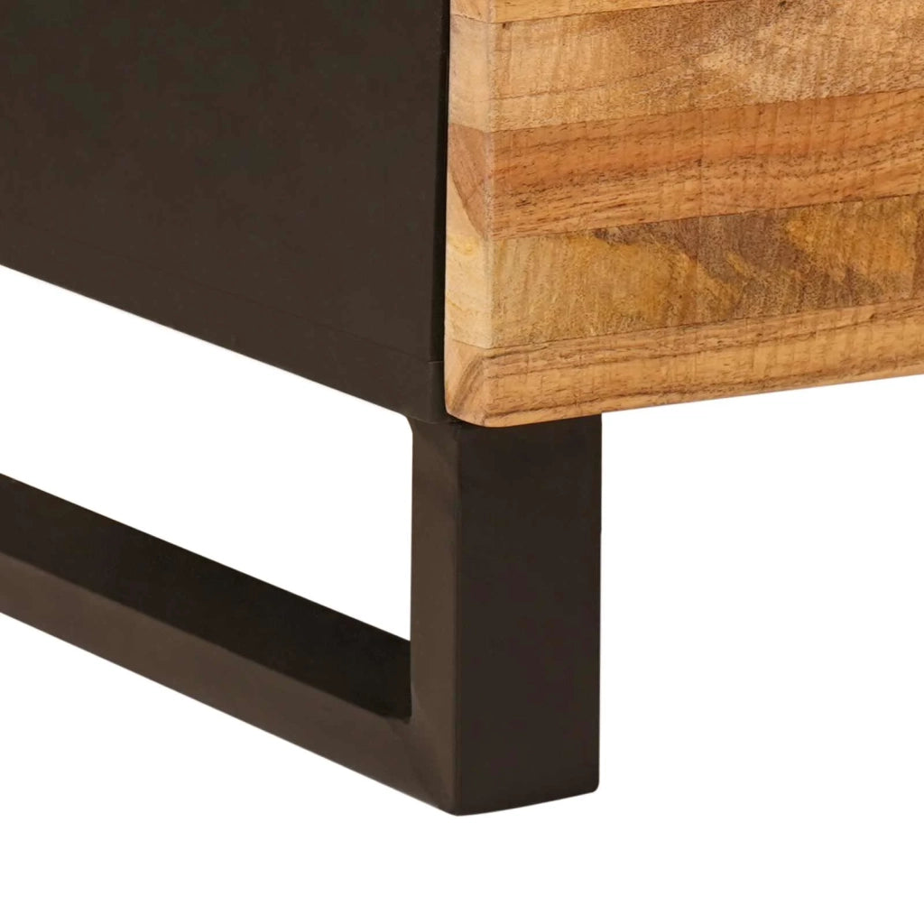 Credenza 2 pz | Madia | Buffet da pranzo | Armadio da pranzo Marrone 60 x 33 x 75 cm Legno di mango massello