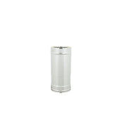 Tubo inox di 80 - de 130 mm telescopico coibentato doppia parete