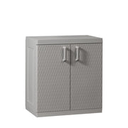 ARMADIO RESINA MEGA RATTAN BASSO L89xP54x96h GRIGIO
