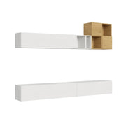 Composizione parete soggiorno A36 L.308 H.173,6