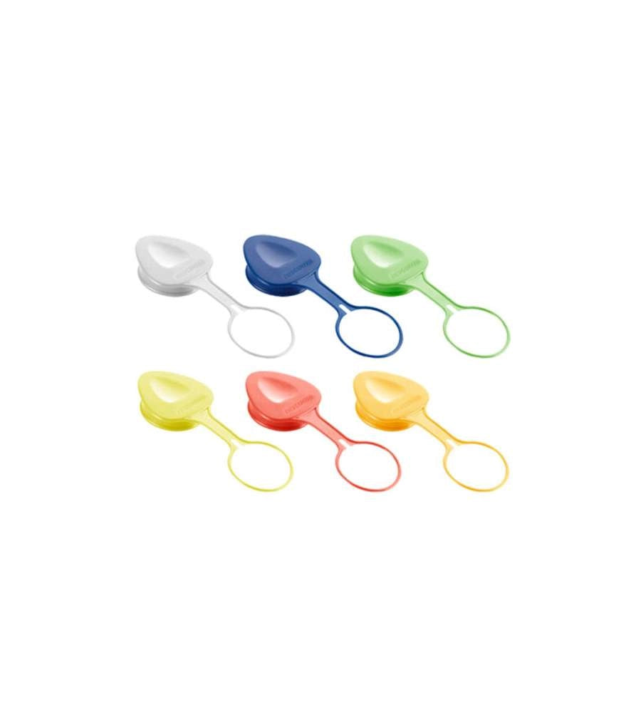 TAPPO IN PLASTICA CON COLLARE 'PRESTO' 9 cm - 6 pezzi - TESCOMA