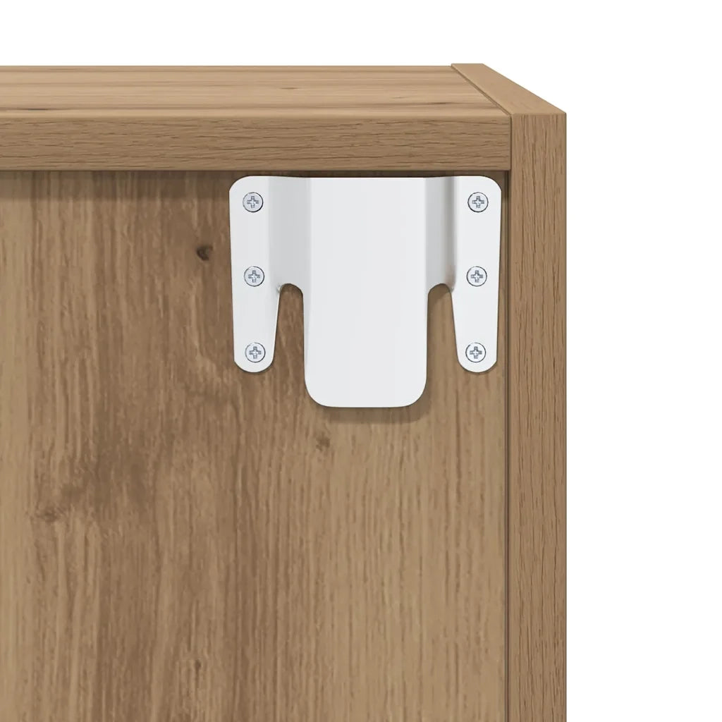 Set mobile TV 4 pcs Rovere artigianale Legno multistrato 3393563