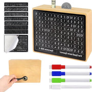 Spazzola per la raccolta del denaro - Obiettivo e numeri da inserire - Cassetto per la risparmiatrice con obiettivo da inserire - Nessuna assemblaggio richiesta