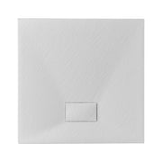 Piatto doccia Stone Essence Slim quadro DH Bianco 80x80