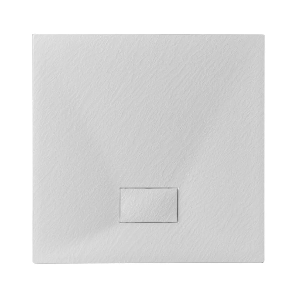 Piatto doccia Stone Essence Slim quadro DH Bianco 80x80