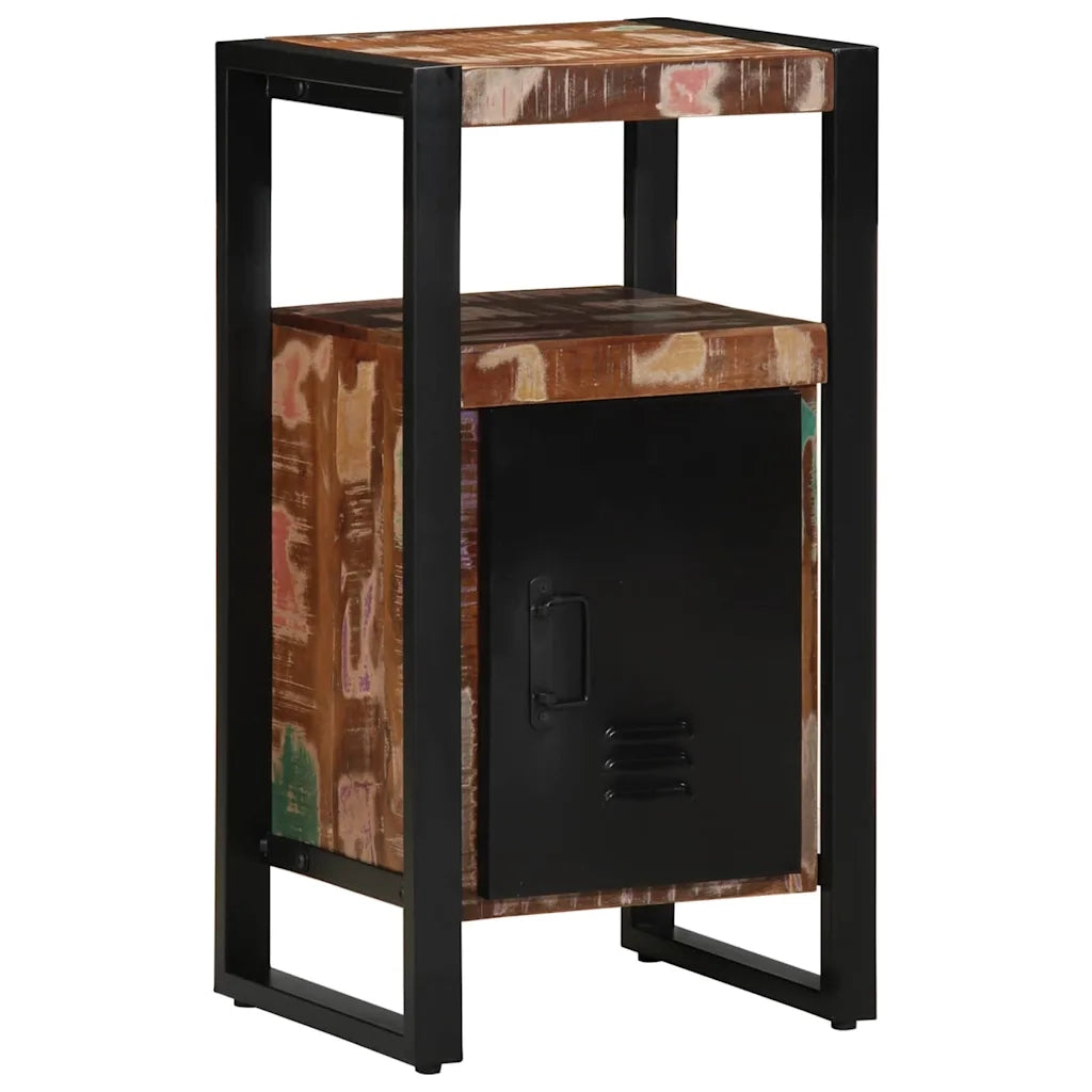 Mobile da Bagno con porta Marrone Legno Recuperato Massello 4013608