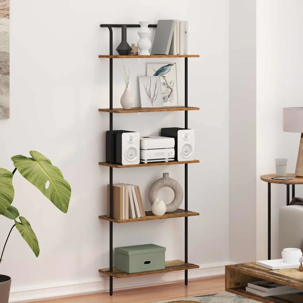 Libreria Legno vecchio 60 x 24 x 168 cm Legno multistrato 879969