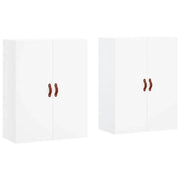 Armadietto a Muro | Mobili a Parete 2 pz Bianchi 69,5x34x90 cm