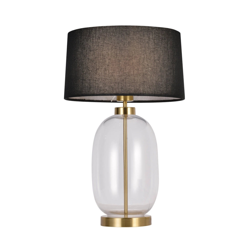 Lampada da tavolo Amur trasparente oro E27 Light Prestige