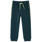 Pantaloni Tuta per Bambini con Coulisse Verde Muschio 92cod mxl 108646