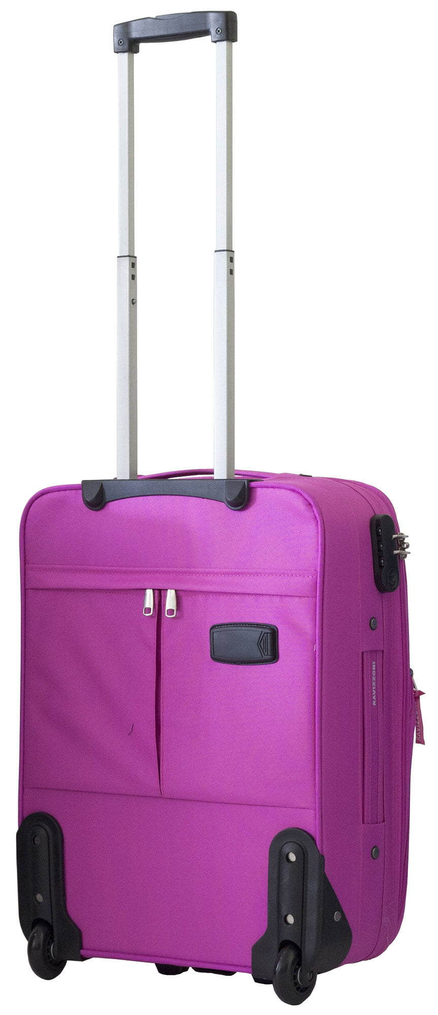Trolley Valigia Bagaglio a Mano Morbida in Poliestere 2 Ruote Ravizzoni Spritz Fucsia