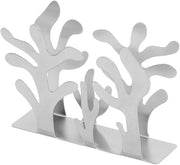 Tissue in Cartoccio con Design Moderno - Argento - Accessorio da Cucina per Decorazione Tavola