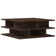 Tavolino da salotto | Tavolino da caff¨¨ | Tavolino da Soggiorno Rovere Marrone 70x70x29cm Legno Multistrato
