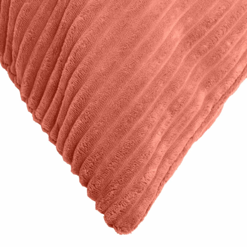 Federa 2 pcs ALMELO Rosso Arancio 30 x 30 cm corduroy 913869