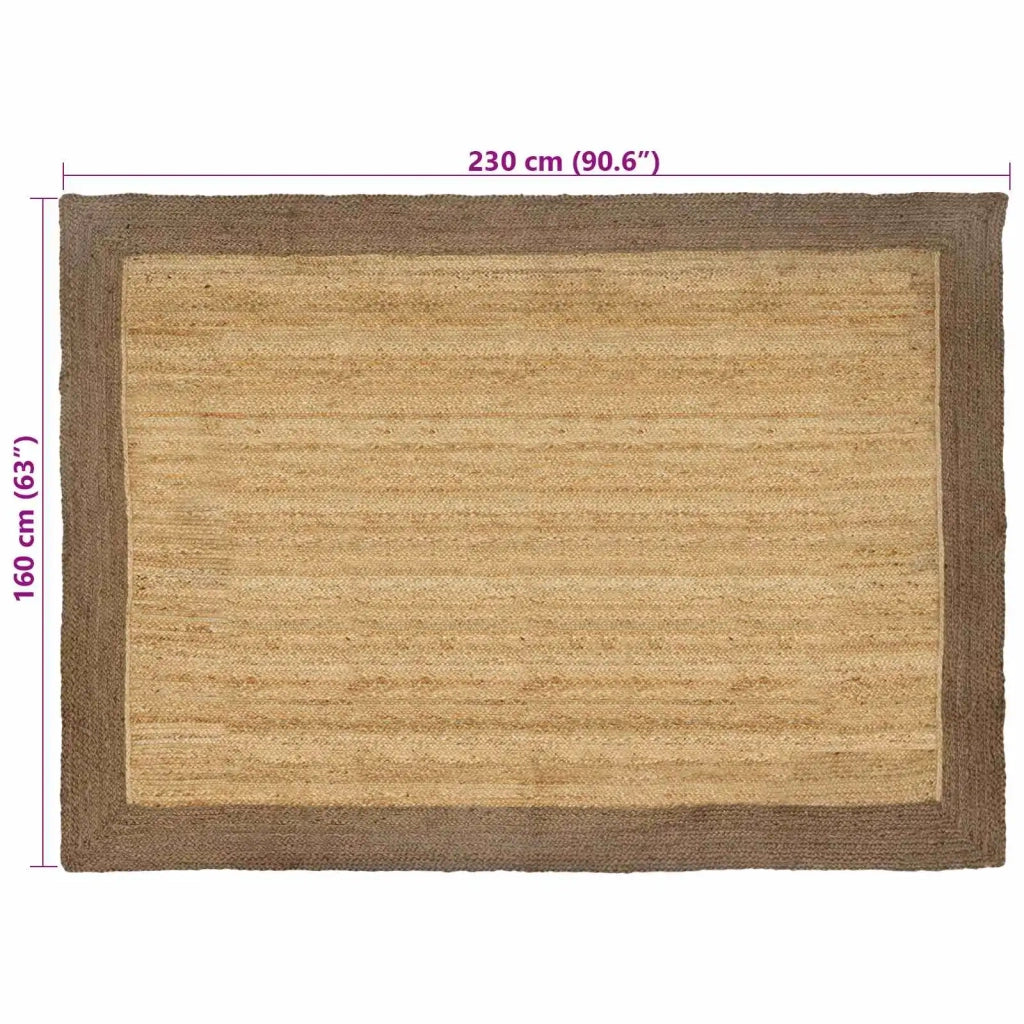 Tappeti per area Grigio 160 x 230 cm Juta