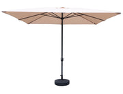 MAURY'S OMBRELLONE DA GIARDINO QUADRATO 3 X 3 MT IN COLORE ECRÙ TUBO Ø 48 MM