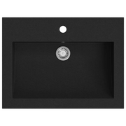Lavandino in Granito 600x450x120 mm Nero CFW8701484