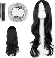 Capelli Fittissimi Artificiale in Ciocche Lunghe e Ricci con Retrò per Capelli per Donne - Utilizzo Giornaliero