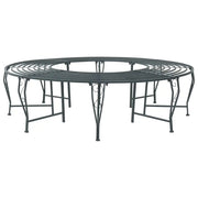 Panchina per Alberi 8-Numero di posti Ø 160 x 44 cm Acciaio 42029505