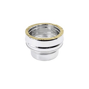 RACCORDO DOPPIA PARETE PER CALDAIA Ø F 80/130 - F 80 mm