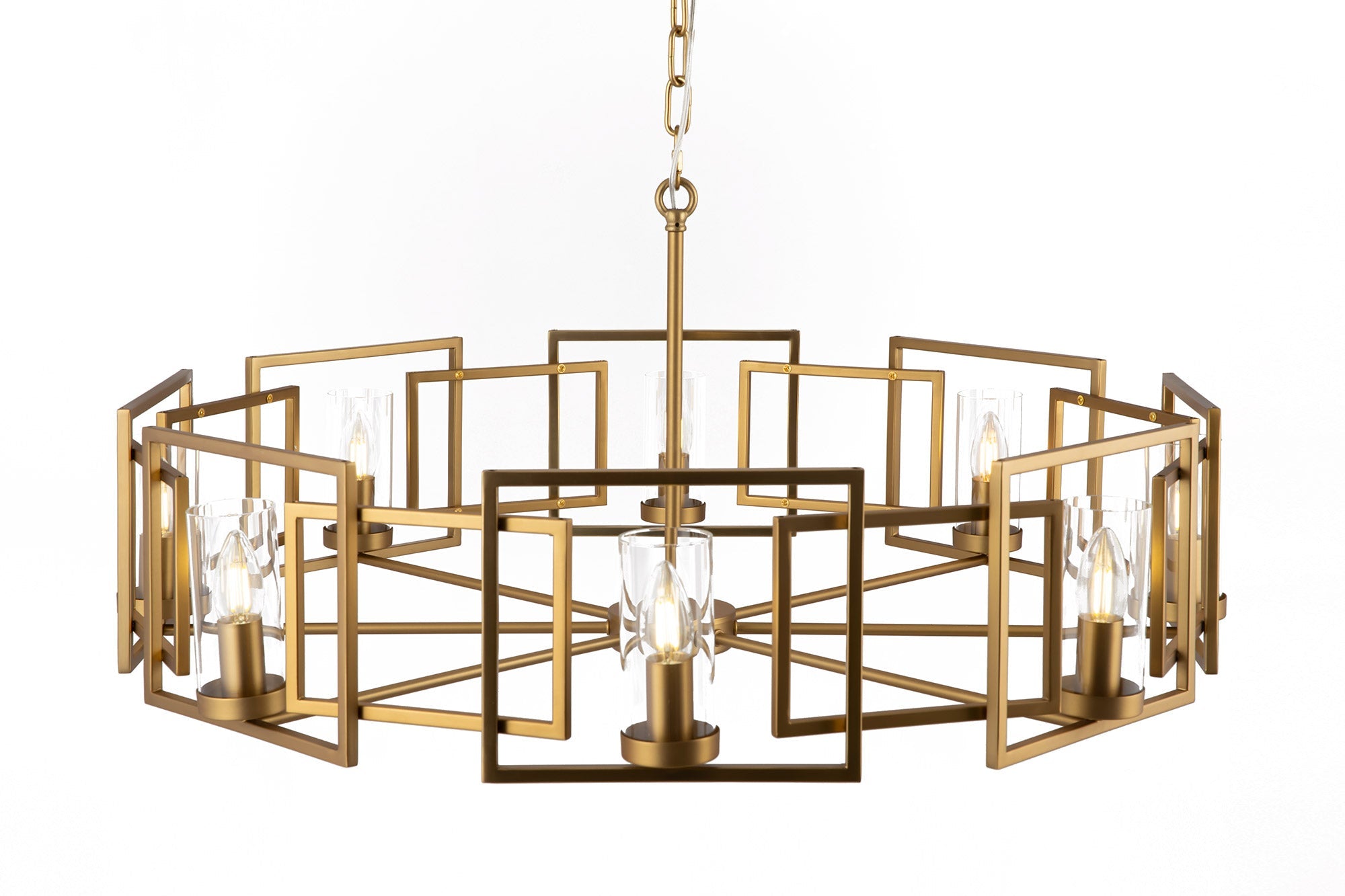 Lampada pendente House in Metallo Bowi Oro