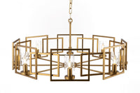 Lampada pendente House in Metallo Bowi Oro