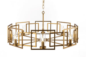 Lampada pendente House in Metallo Bowi Oro