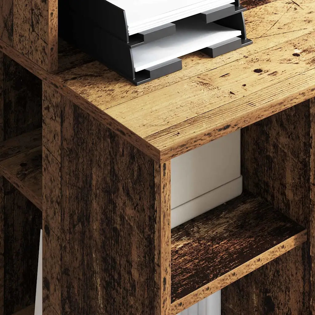 Scrivania | Tavolo da Ufficio Legno vecchio 90 x 48 x 101,5 cm Legno multistrato