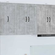 Mobile da cucina con lo scaffale-Armadio da cucina Grigio cemento 60 x 31 x 80 cm 713348