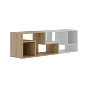 Mobile TV modulare in legno "Glis" - 145 x 35 x 44 cm - Bianco