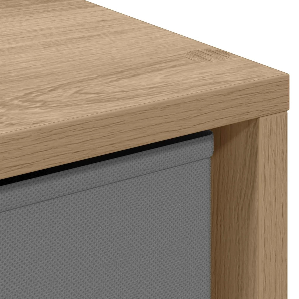 Credenza con cassetto Rovere artigianale 35 x 32 x 99,5 cm